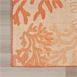 Nourison Home Garden Oasis  9' x 12' Coral   Area Rug