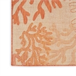Nourison Home Garden Oasis  9' x 12' Coral   Area Rug