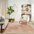 Nourison Home Garden Oasis  9' x 12' Coral   Area Rug