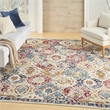 Nourison Grafix 9' x 12' Blue Multicolor Fabric Traditional Area Rug