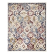 Nourison Grafix 9' x 12' Blue Multicolor Fabric Traditional Area Rug
