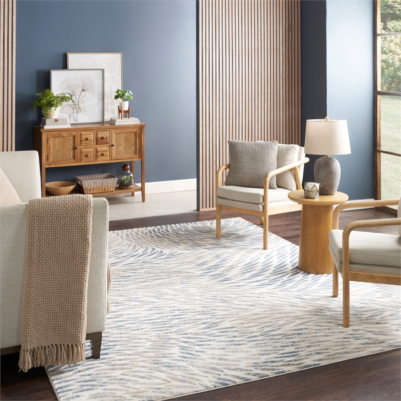Nourison Splendid 8' x 10' Multicolor Fabric Contemporary Area Rug