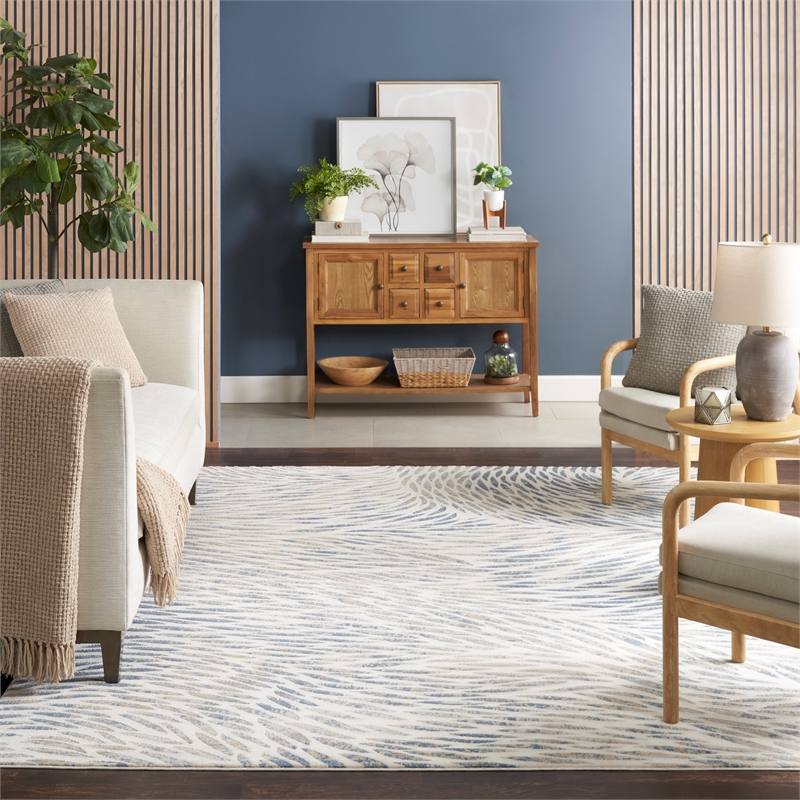 Nourison Splendid 8' x 10' Multicolor Fabric Contemporary Area Rug