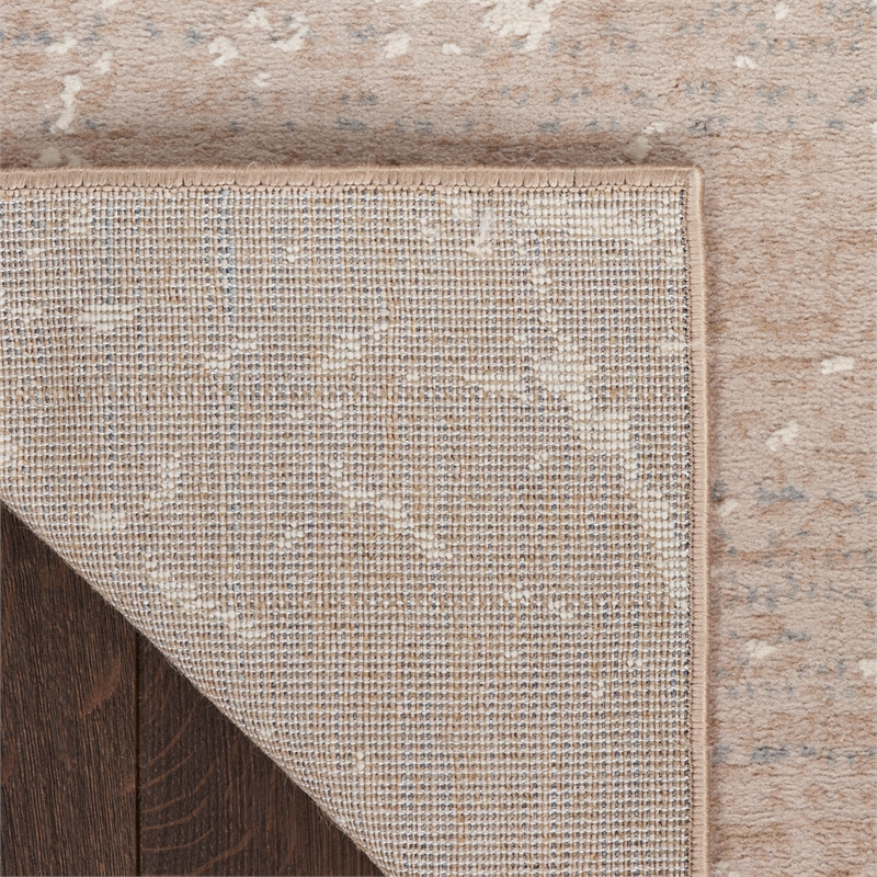 Nourison Splendid 8' x 10' Mocha Ivory Fabric Contemporary Area Rug