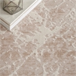 Nourison Splendid 8' x 10' Mocha Ivory Fabric Contemporary Area Rug