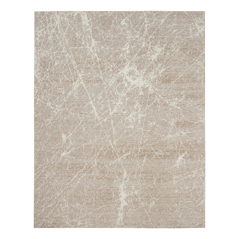 Nourison Splendid 8' x 10' Mocha Ivory Fabric Contemporary Area Rug