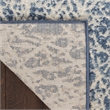 Nourison Splendid 8' x 10' Navy Ivory Fabric Contemporary Area Rug