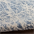 Nourison Splendid 8' x 10' Navy Ivory Fabric Contemporary Area Rug