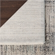 Nourison Nyle 9' x 11' Ivory Blue Fabric Transitional Area Rug