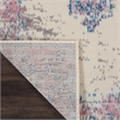 Nourison Grafix 6' Runner Pink Fabric Transitional Area Rug