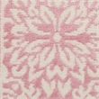 Nourison Jubilant 6' Runner Ivory Pink Fabric Transitional Area Rug
