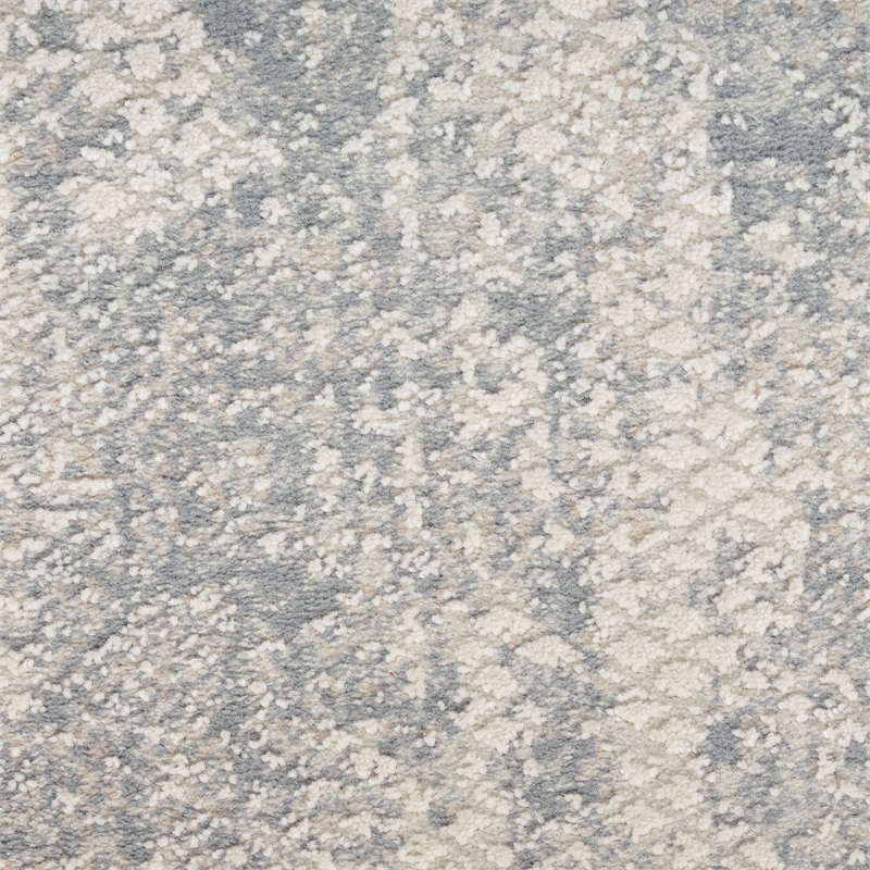 Nourison Splendid 8' x 10' Light Gray Fabric Contemporary Area Rug
