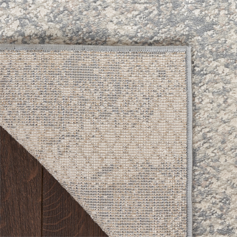 Nourison Splendid 8' x 10' Light Gray Fabric Contemporary Area Rug