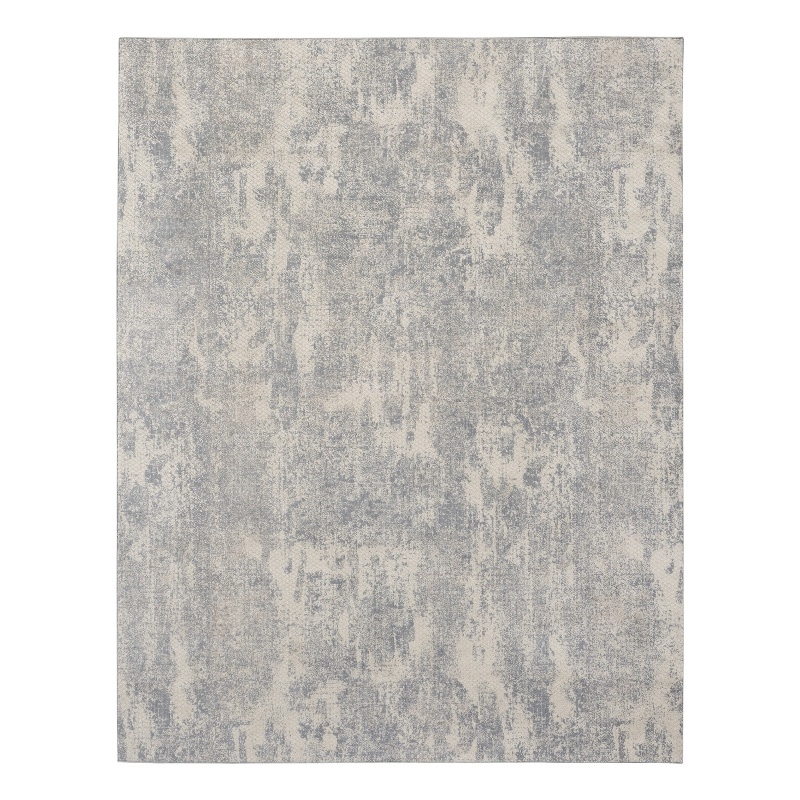 Nourison Splendid 8' x 10' Light Gray Fabric Contemporary Area Rug