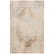 Nourison Astra Machine Washable Center medallion Beige Fabric Area Rug (3' x 5')