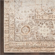 Nourison Astra Machine Washable Center medallion Beige Fabric Area Rug (3' x 5')
