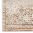 Nourison Astra Machine Washable Center medallion Beige Fabric Area Rug (3' x 5')
