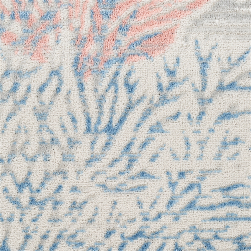 Nourison Pompeii Nature-inspired Multicolor Fabric Area Rug (8' x 10')