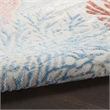 Nourison Pompeii Nature-inspired Multicolor Fabric Area Rug (8' x 10')