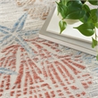 Nourison Pompeii Nature-inspired Multicolor Fabric Area Rug (8' x 10')