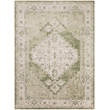 Nourison Astra Machine Washable 4' x 6' Polyester Indoor Rug in Ivory Green