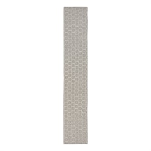 Nourison Reversible Ind/Outd 10' Runner Grey Area Rug