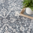 Nourison Astra Machine Washable 7' x 9' Dark Blue Area Rug