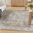 Nourison Astra Machine Washable 7' x 9' Silver Taupe Area Rug