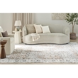 Nourison Astra Machine Washable 7' x 9' Silver Taupe Area Rug