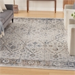 Nourison Astra Machine Washable 8' x 10' Ivory Blue Area Rug