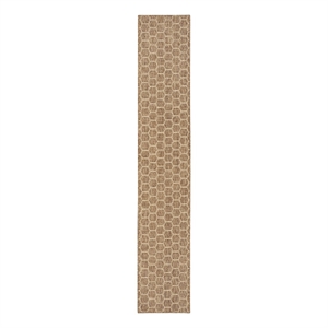 Nourison Reversible Ind/Outd 12' Runner Natural Area Rug