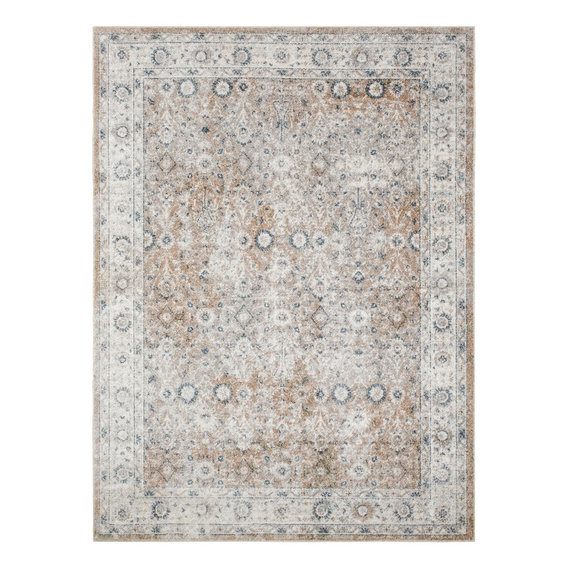 Nourison Home Astra Machine Washable 5' x 7' Silver Taupe   Area Rug