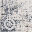 Nourison Home Astra Machine Washable 4' x 6' Ivory Blue   Area Rug