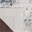 Nourison Home Astra Machine Washable 4' x 6' Ivory Blue   Area Rug