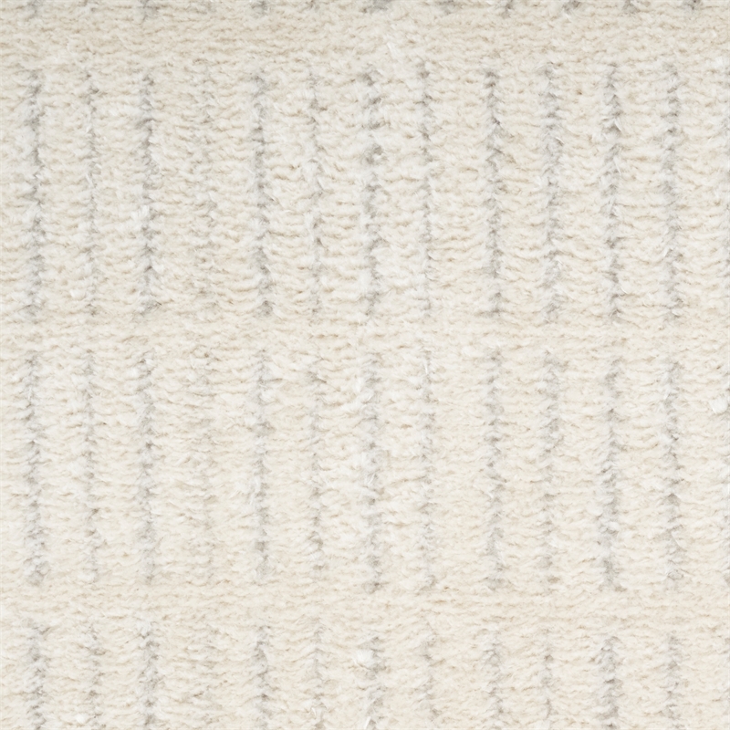 Nourison Home Cozy Modern 7' x 9' Ivory Grey   Area Rug