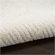 Nourison Home Cozy Modern 7' x 9' Ivory Grey   Area Rug