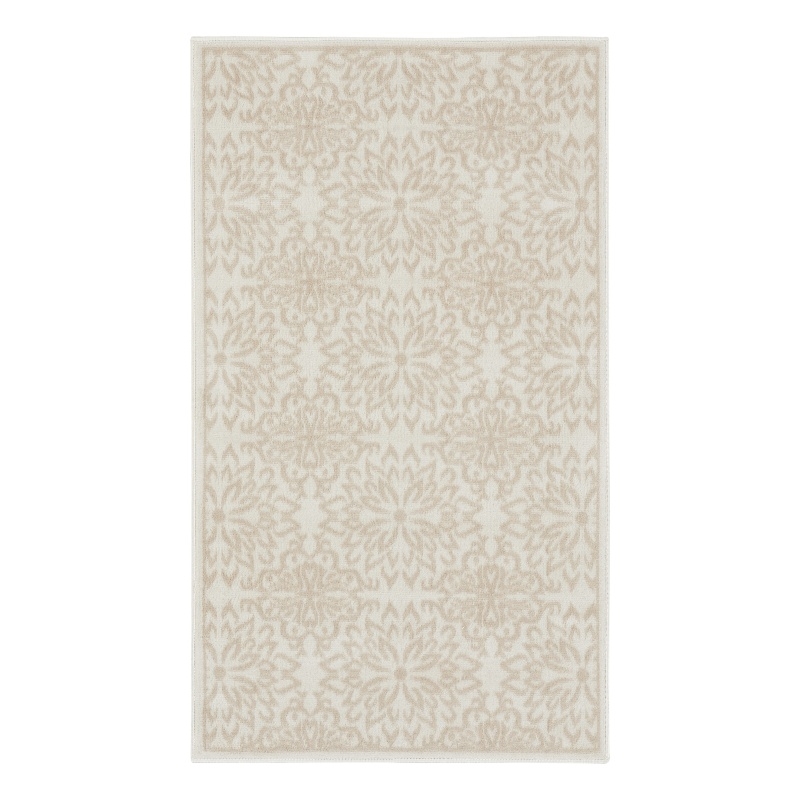 Nourison Home Jubilant 3' x 5' Ivory Beige   Area Rug