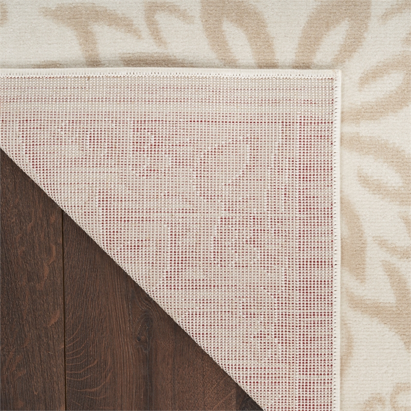 Nourison Home Jubilant 7' x 10' Ivory Beige   Area Rug
