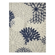 Nourison Home Aloha 9' x 12' Ivory Navy   Area Rug