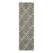 Nourison Home Aloha 6' Runner Charcoal   Area Rug