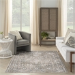 Nourison Home Astra Machine Washable 5' x 7' Gold Grey   Area Rug