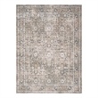 Nourison Home Astra Machine Washable 5' x 7' Gold Grey   Area Rug
