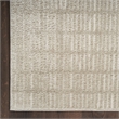 Nourison Home Cozy Modern 7' x 9' Grey Ivory   Area Rug