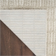Nourison Home Cozy Modern 7' x 9' Grey Ivory   Area Rug