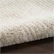 Nourison Home Cozy Modern 7' x 9' Grey Ivory   Area Rug