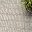 Nourison Home Cozy Modern 7' x 9' Grey Ivory   Area Rug