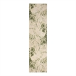 Nourison Home Astra Machine Washable 6' Runner Beige Green   Area Rug