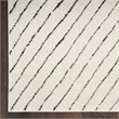 Nourison Home Cozy Modern 7' x 9' Ivory Black   Area Rug