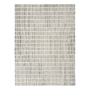 Nourison Home Cozy Modern 7' x 9' Ivory Black   Area Rug