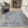 Nourison Home Astra Machine Washable 4' x 6' Dark Blue   Area Rug